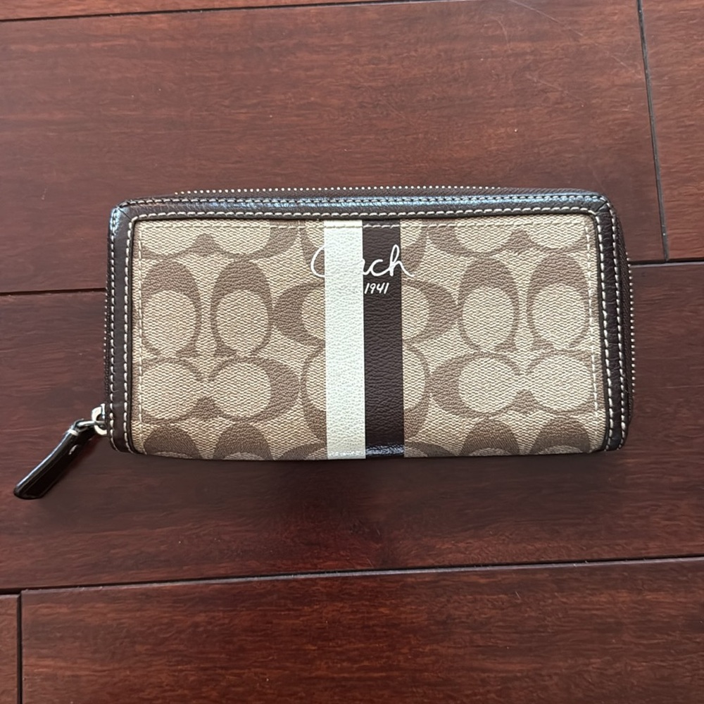 Expandable Coach wallet